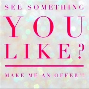 Feel free to make me a reasonable offer ☺️